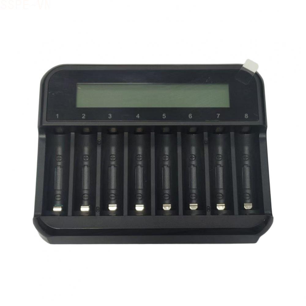 8-Slot Charger Overcharge Protection Short Circuit Protection Portable