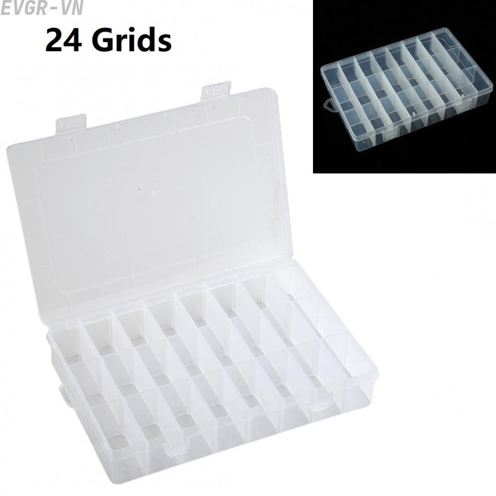 <Evergreen>Storage Box Compact Light PP Clear Organizer Container Electronic Parts