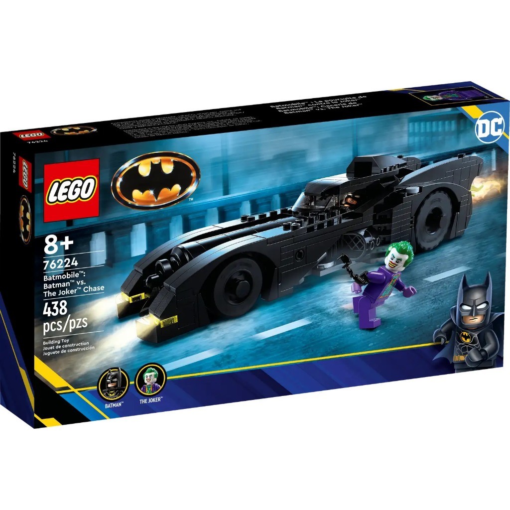 LEGO DC Batman 76224 Đồ Chơi Lắp Ráp Batman Đuổi Bắt Joke