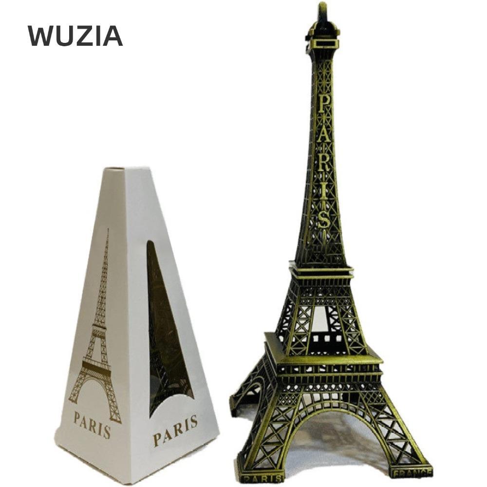 Tượng Tháp Eiffel WUZIA, Mô hình tháp Eiffel kim loại 7 kích cỡ, Thiết kế tinh tế kèm hộp Đồ trang t