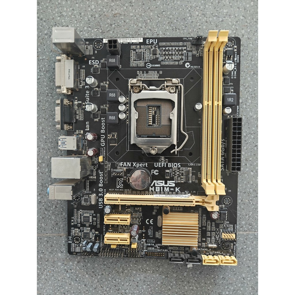 Bo mạch chủ Asus H81M-K Thích hợp cho LGA 1150 DDR3