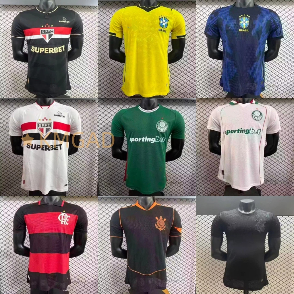 Phiên bản cầu thủ 2025-26 Áo bóng đá nam Sao Paulo Flamengo Corinthians Palmeiras