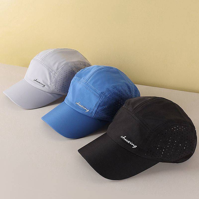 Dopamine Quick-Drying Summer Running Cap Mesh Baseball Cap Sun Protection for Men and Women Breathab