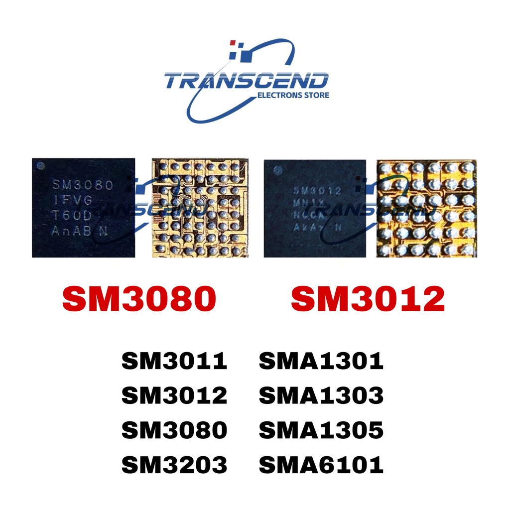 3-10 CÁI SM3080 SM3011 SM3012 SM3203 SMA1301 SMA1303 SMA1305 SMA6101 Màn Hình LCD IC Chip Cho Samsun