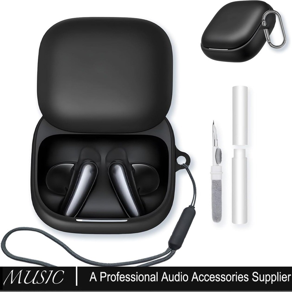 Dành cho Vỏ Anker Soundcore Liberty Buds 2025 / Liberty 5, Vỏ bảo vệ tai nghe (có Carabiner + Dây bu