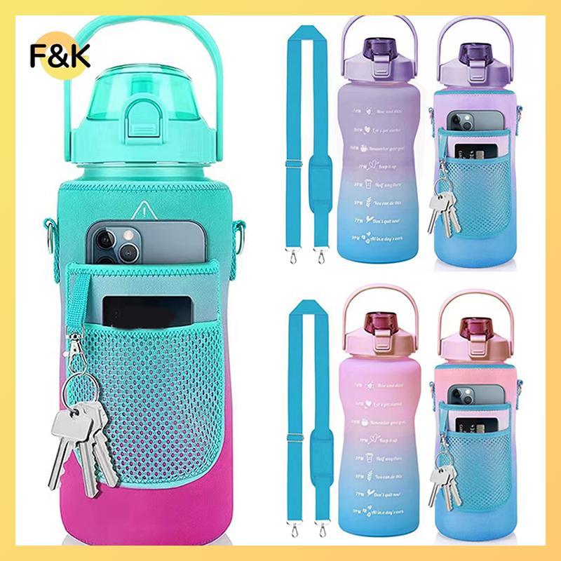 Túi đựng bình nước di động F & K có máy vẽ điện thoại cho cốc Stanley 64oz có tay cầm Túi đựng chai 