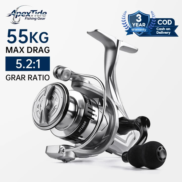 APEXTIDE  Fishing Reel  Spinning Reel  Gear Fishing Reel  Metal Baits Reel  HT1000-7000