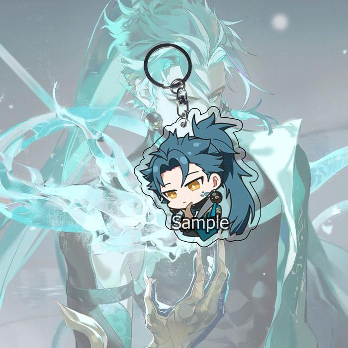 Gantungan Kunci Anime Game Wuthering Waves Jiyan Ganci - Jiyan01, Gantungan Kunci