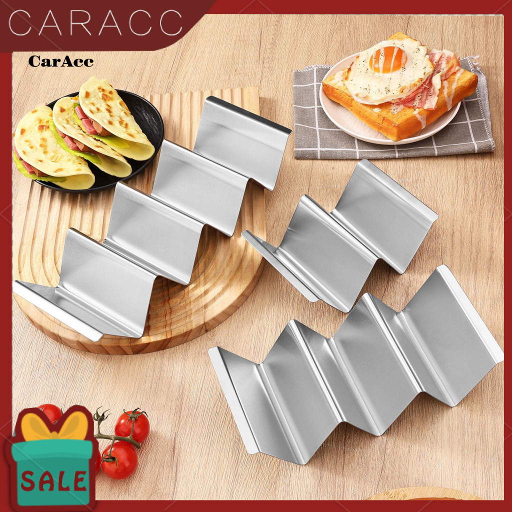 < CarAcc > Giá đỡ máy rửa chén Burrito an toàn Giá đỡ Burrito bằng thép không gỉ Giá đỡ Taco Burrito