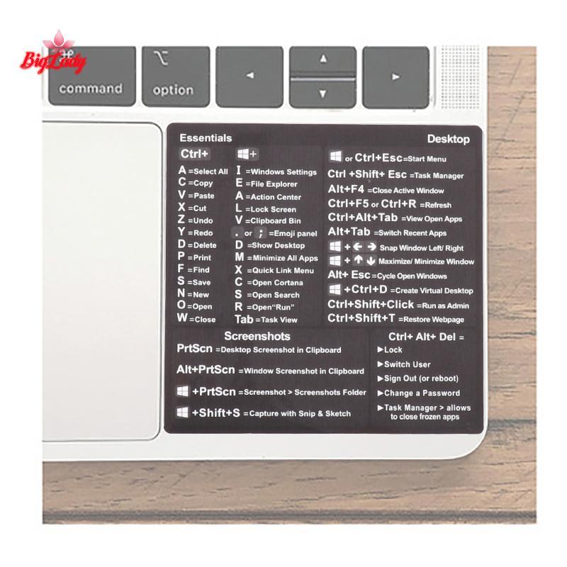 SHNGki PC Tham khảo Bàn Phím Ngắn Stier Dính Cho PC Laptop Máy Tính Để Bàn Mới