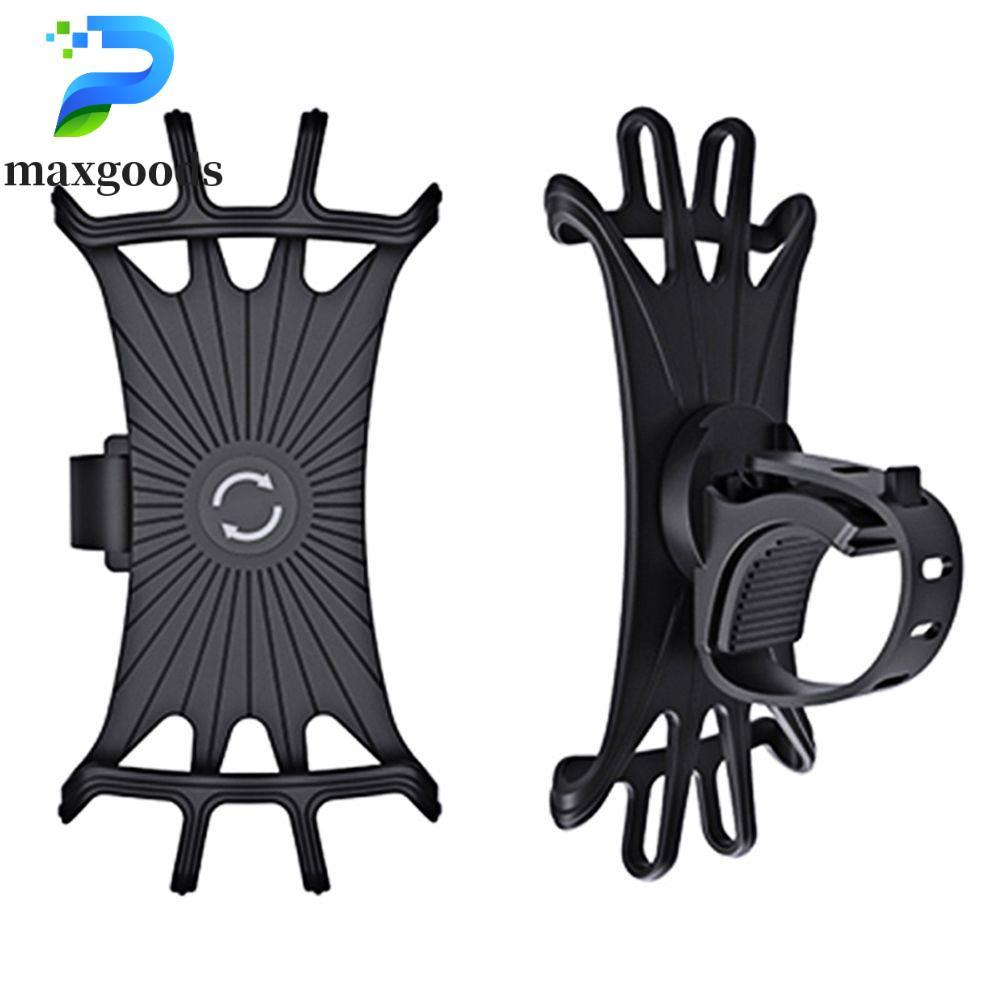 MAXGOODS Tay Lái Gắn Giá Đỡ Xe Đạp 1PC Giá Đỡ Điện Thoại Phụ Kiện Hỗ Trợ Điện Thoại 4.0 Inch-6.0 Inc
