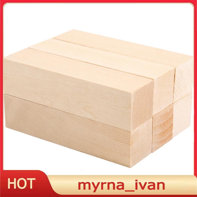 6 Chiếc Basswood Khắc Khối Gỗ Cho Người Mới Bắt Đầu Khắc Sở Thích Bộ DIY Khắc Gỗ