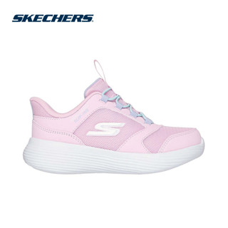  Giày Thể Thao Bé Gái Skechers Slip-Ins GOrun 400 V2 Tetra Speed - 303855L-LTPK Air-Cooled Memory Foam 