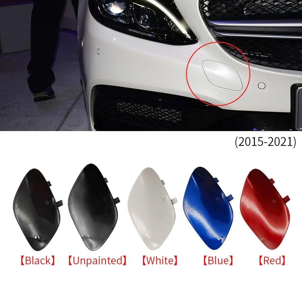 Dành Cho Xe Mercedes W205 AMG Trước Xe Kéo Móc Nắp Đen Cho Benz C Class 22015-2021 C180 C200 C230 C3