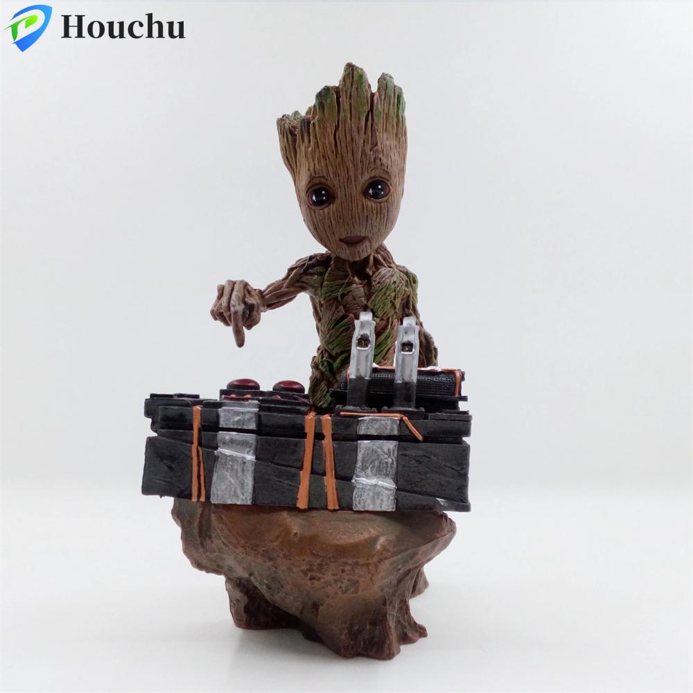 HOUCHU Movie Baby Groot Guardian of The Galaxy Quà tặng cho trẻ em Nhân vật hành động dễ thương Groo