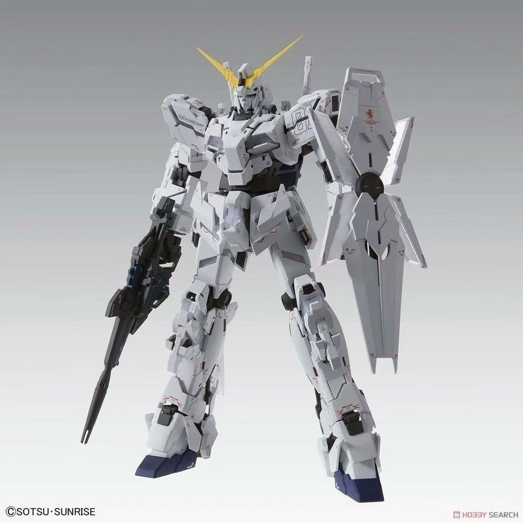 SUPA Studio MGEX MG Unicorn Gundam Three Shield Thân chính đơn Không có mô hình lắp ráp thực hành
