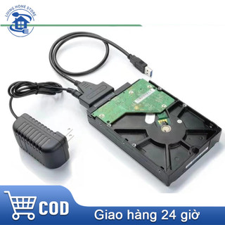 Dock Cắm Ổ Cứng 2.5 Inch, 3.5 Inch Chuẩn Sata - Cáp chuyển Sata sang USB 3.0 dùng HDD Laptop, SSD