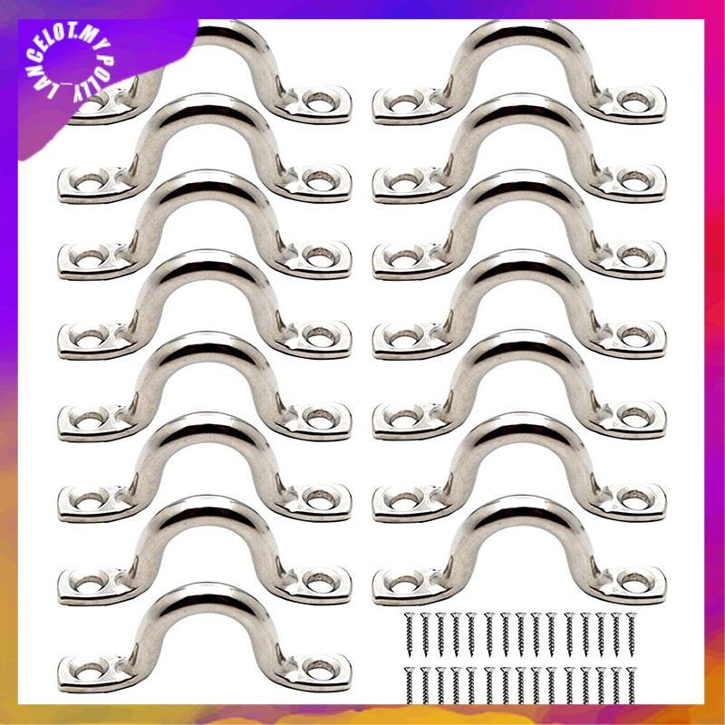 [87MY] 15 Chiếc Đĩa Peck Thép Không Gỉ Tấm Mắt Móc Trần Kayak Tấm Mắt Kayak Miếng Lót Kayak Cho Kaya