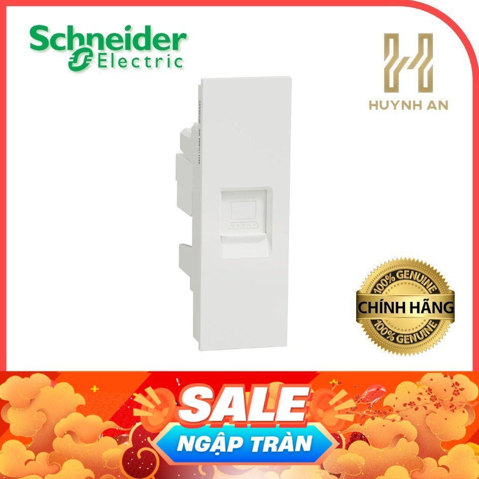 (SE) Ổ cắm mạng cat6e - size S - Trắng - IP20 - Schneider Electric - M3T1RJ6M_WE