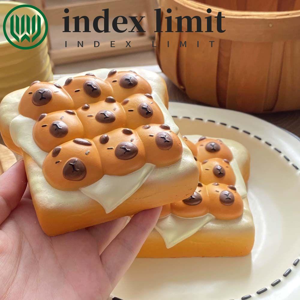 INDEX GIỚI HẠN Đồ chơi Capybara Squishy, Đồ chơi bóp bánh mì phục hồi mềm mại thư giãn tay, Đồ chơi 