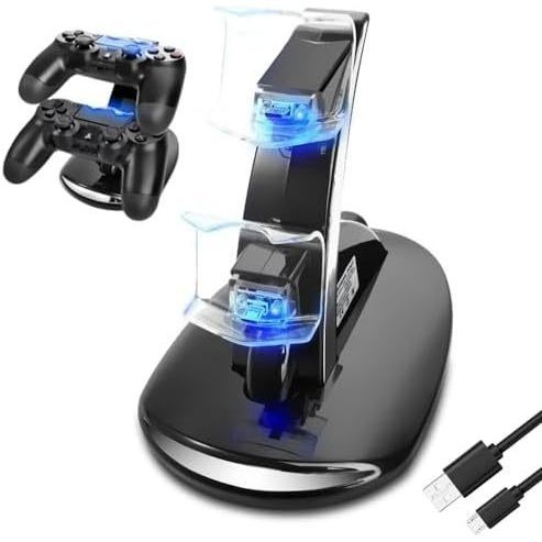 Bộ sạc bộ điều khiển PS4, Trạm sạc Megadream PlayStation 4 cho Sony PS4 / PS4 Pro / PS4 Sli