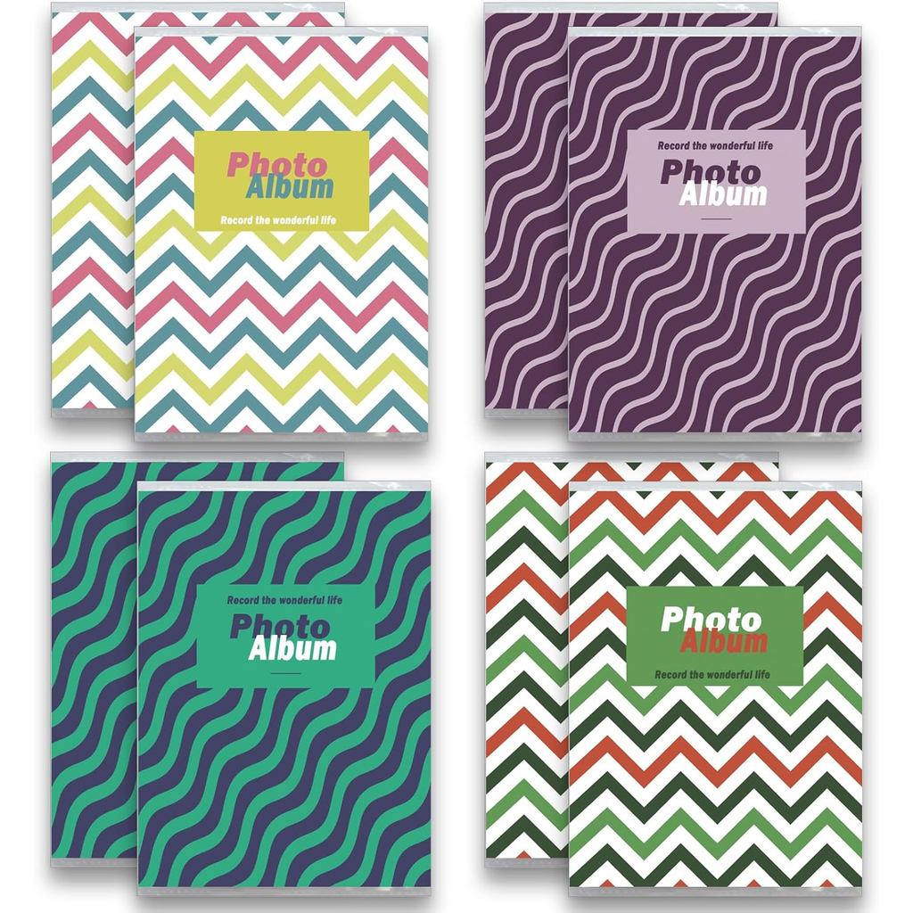 Album ảnh nhỏ 4x6 cho ảnh | 8 gói | Giữ 36 bức ảnh mỗi bức | Album Ảnh Mini, Album Ảnh 4x6, Sách Alb