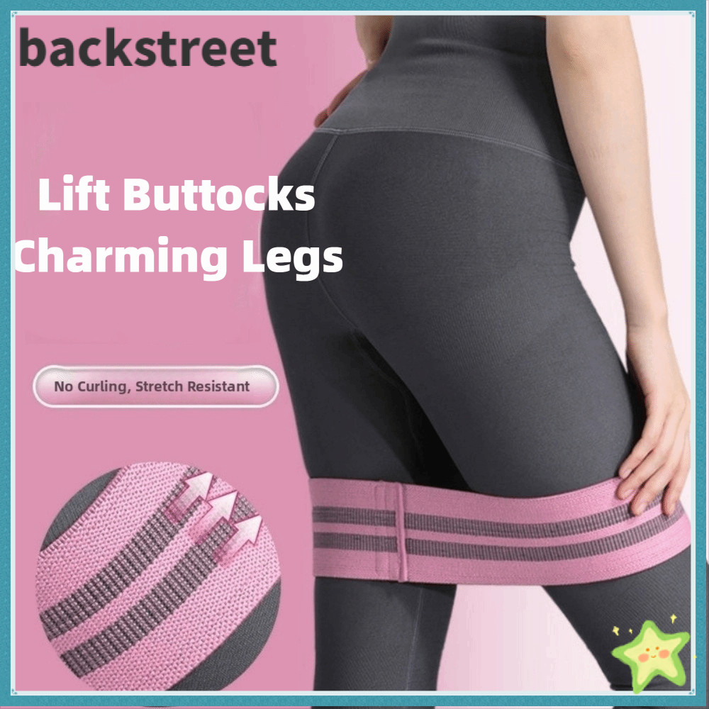 Dây kháng lực BACKSTRETDV, Dây thun nâng mông 90lbs, Bài tập chống trượt Vòng hông Tập thể dục Yoga