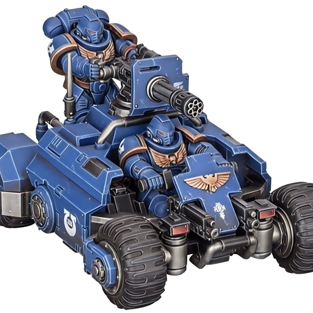 Warhammer Cờ vua Warhammer 40K Chiến binh sao Tất cả các địa hình Xe tấn công nhanh Hình phim trắng 