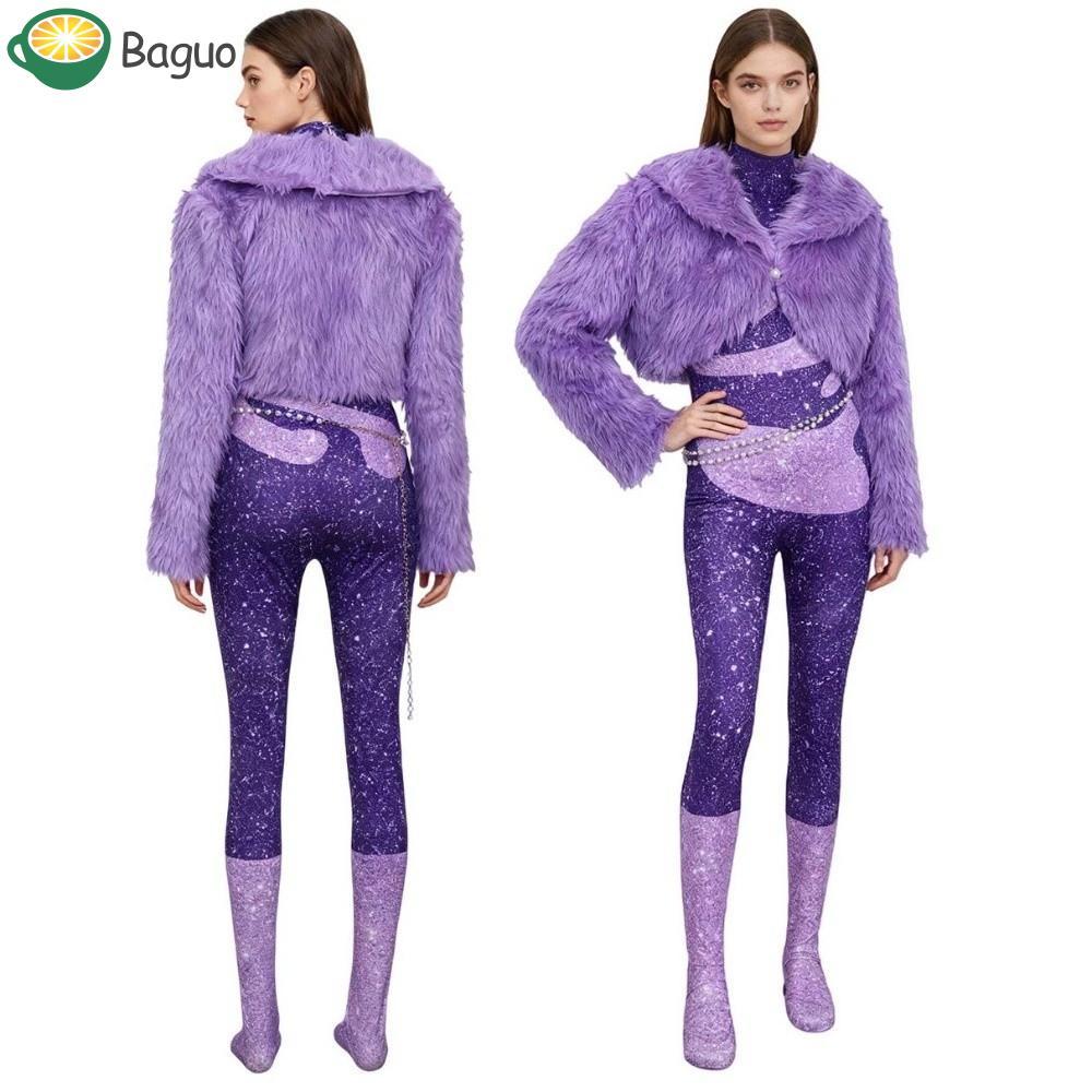 Trang phục hóa trang Gazelle Zoo-topia - Bộ cosplay gazelle và sheep màu tím đỏ, phù hợp cho cả ngườ