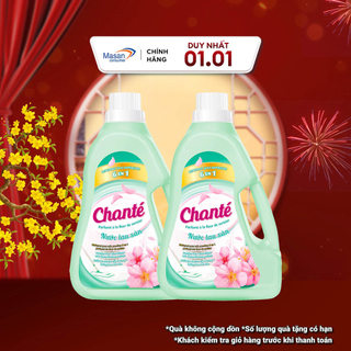   LS  Chọn loại  Combo 2 Nước lau sàn Chanté chai 3.2kg 