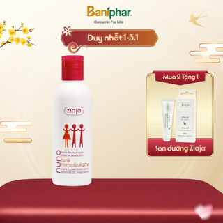  Nước cân bằng cho da dầu mụn Toner Ziaja Nuno Tonik Normalizujacy không gây kích ứng cho da 200ml 