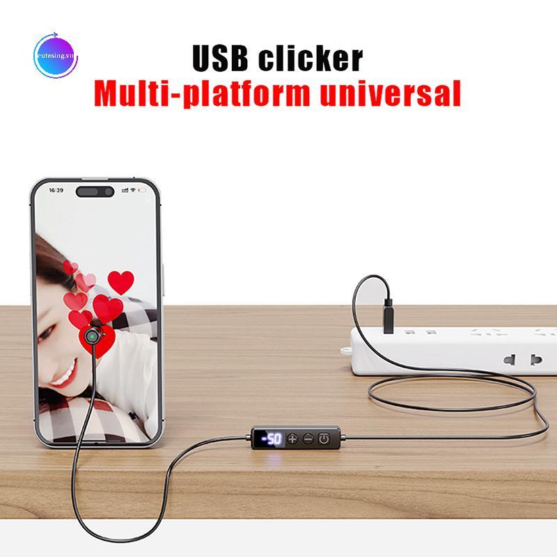 Cutesing Auto Clicker Cho Điện Thoại Màn Hình Điện Thoại Tự Động Tapper Tự Động Vật Lý Tapper Cho Hỗ