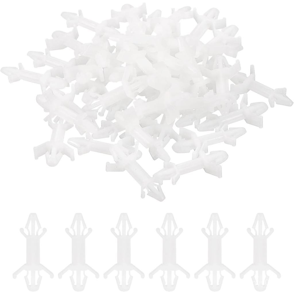 PATIKIL 120 Chiếc Bảng PCB Cách Ly Cột, Nylon Khóa Ngược Bảng Mạch Kẹp Standoff Đôi Đầu Cách Nhiệt C