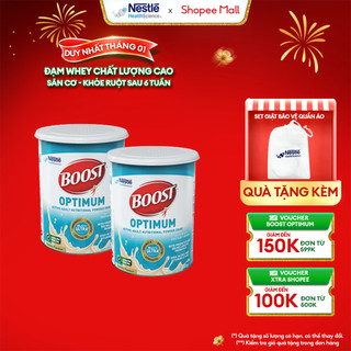   Tặng Quà_3  Bộ 2 Sữa Bột NESTLÉ BOOST OPTIMUM Singapore Bổ Sung Dinh Dưỡng Cho Người Lớn Tuổi 
