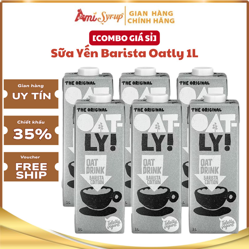[Giá Sỉ] Sữa Yến Barista Oatly 1L Thơm Ngon Béo Ngậy Bổ Sung Dưỡng Chất Thiết Yếu