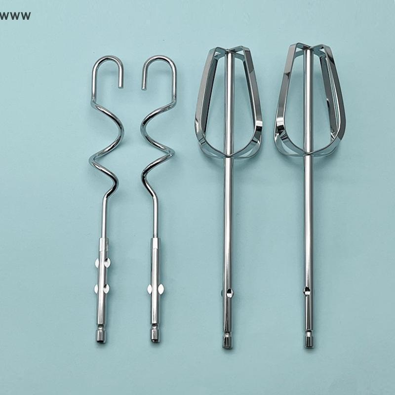1/2/4 cái Máy đánh trứng điện móc khuấy, máy trộn trứng cầm tay bền bằng thép không gỉ Máy trộn nhà bếp