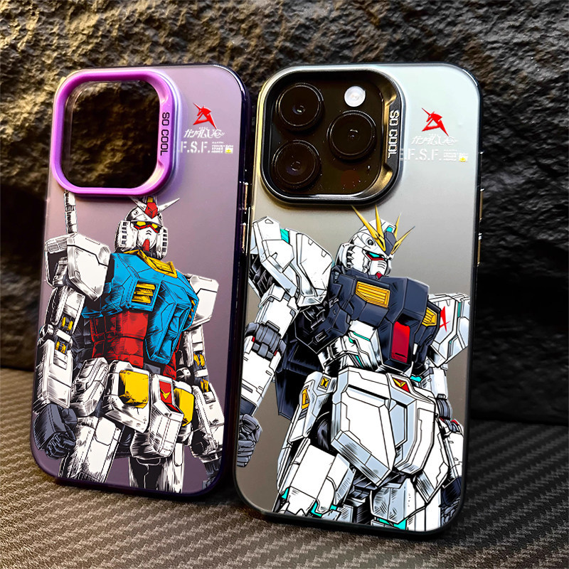 Yuanzu Gundam Thích hợp cho 17promax Apple 16 / 15 Vỏ điện thoại iphone14 Redmi k70 Xiaomi 13 One Pl