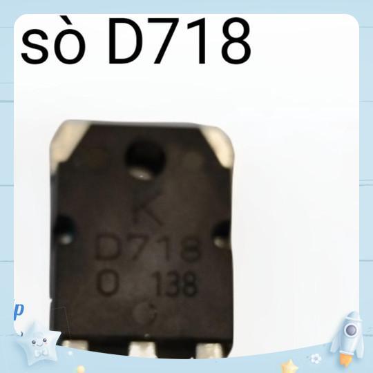 [FreeShip] [Ảnh thật] Sò Âm Thanh D718 TO-247 TRANS NPN 8A 120V Hàng Mới Tiện Lợi  shopgiadungluongy