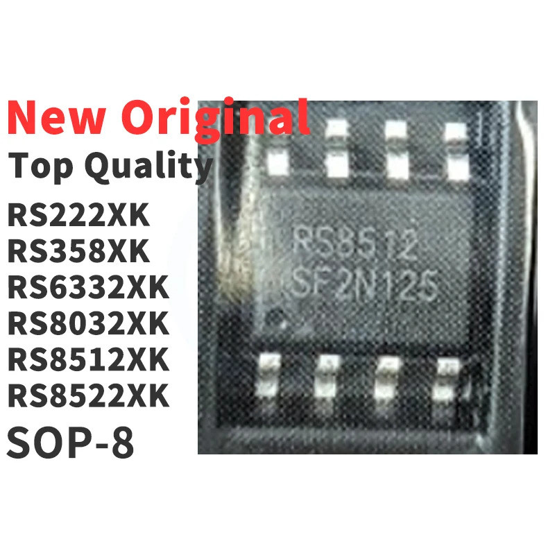 5 Chiếc RS222XK RS358XK RS6332XK RS8032XK RS8512XK RS8522XK SOP-8 Chip Mới ic