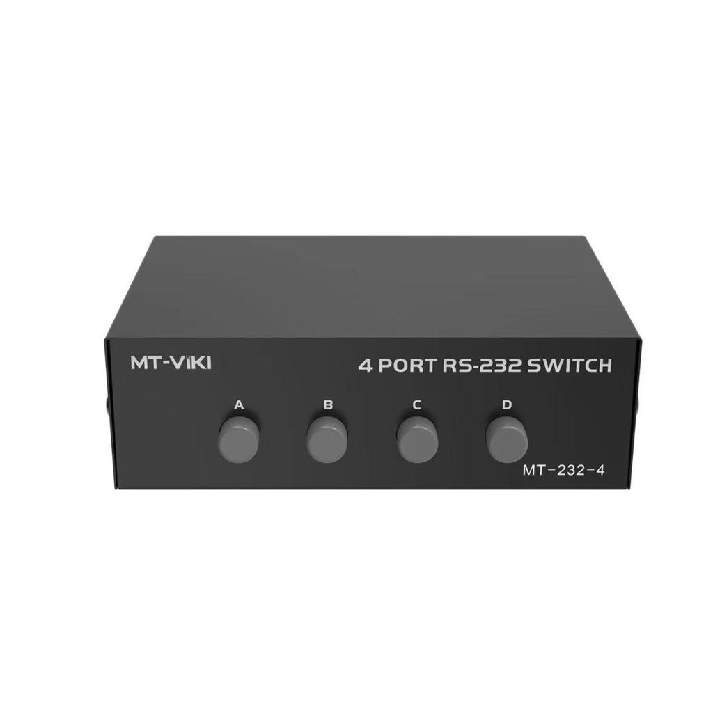 4 Cổng RS232 Nối Tiếp Chia Sẻ Bằng Tay Nút Dữ Liệu Hộp Chuyển Đổi Cho Máy In 4 Cổng