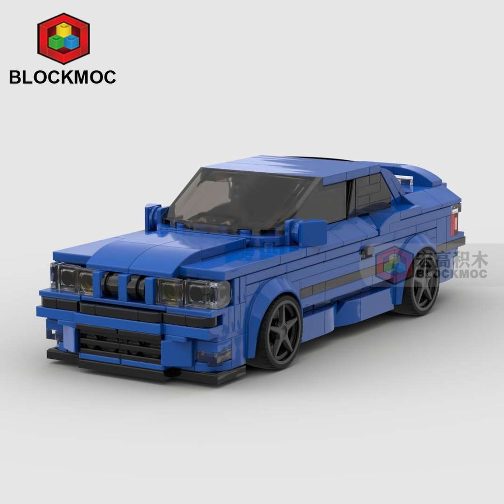 M M MOC Khối Xây Dựng Tương Thích Lego BMW M3 E36 Bé Trai Chèn speed8 Lưới Xe Đồ Chơi Mô Hình Ô Tô N