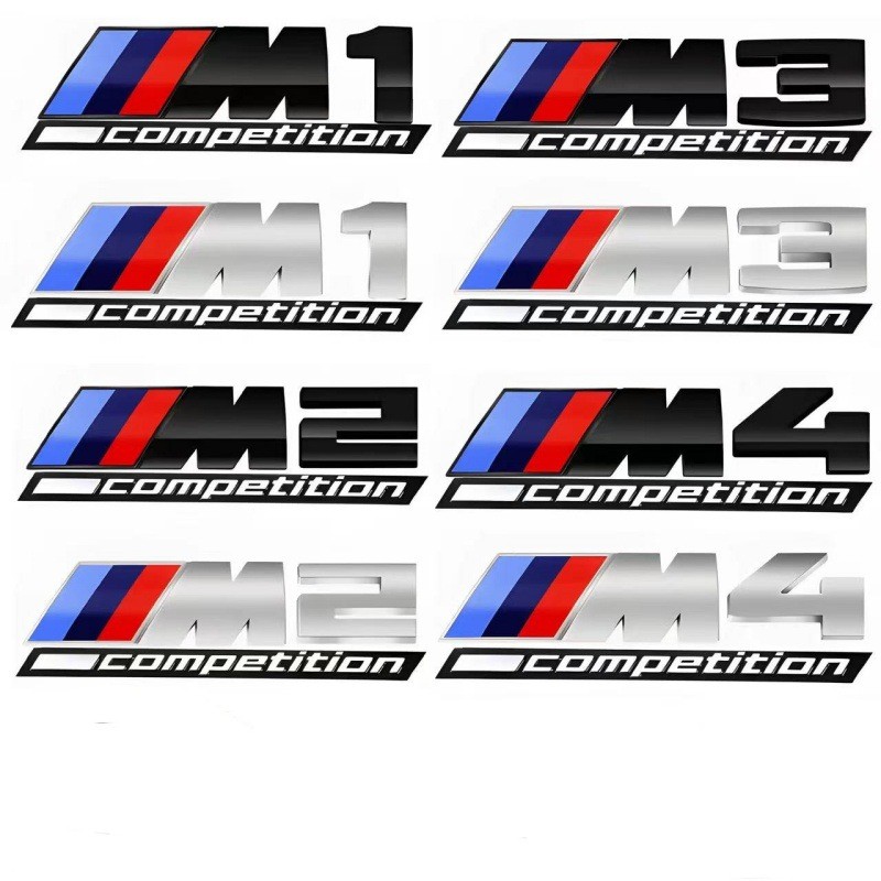 【Ready Stock】 Applicable to BMW M Sports Sign 3 Series 5 Series 7 Series Modified Car Stickers M5m4m