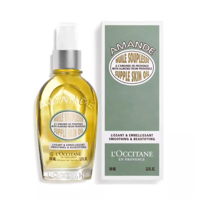 L 'ocita Almond Sweet Almond Firming Beauty Oil Dưỡng ẩm toàn thân 100ml
