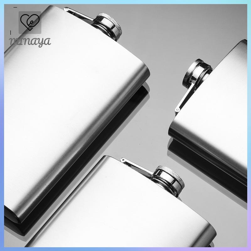 Dwi 1 4 5 6 7 8oz xách tay mini thép không gỉ rượu Hip Flask cho Chai du lịch Whisky chai Mug Flask