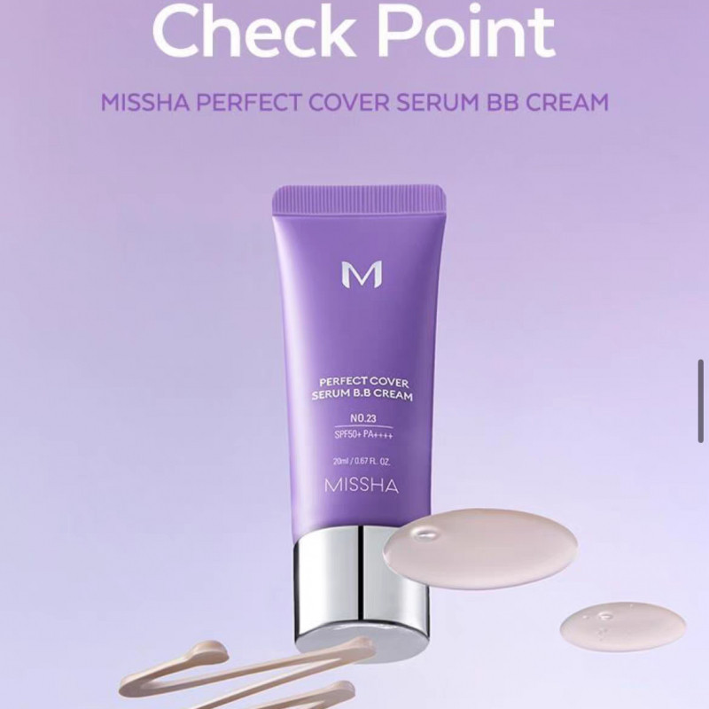 Tinh chất dưỡng ẩm MISSHA BB Face Cream Kiểm soát dầu Nicotinamide Tinh chất mờ Kem che khuyết điểm 