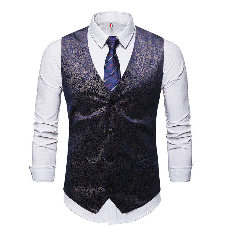 Áo Vest Hiệu Suất Trang Phục Đính Kim Sa Lấp Lánh Hộp Đêm Hợp Thời Trang Nam Bóng Phù Hợp Với Áo Ves