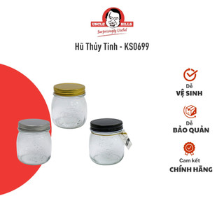 Hũ thủy tinh đựng thực phẩm 200ml uncle bills ks0699