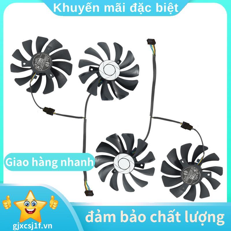 Mới 2 Cặp Quạt Card Đồ Họa 85mm Ha9010H12F-Z 4Pin Quạt Làm Mát Thay Thế Cho Gtx 1060 Oc 6G Gtx 960 P