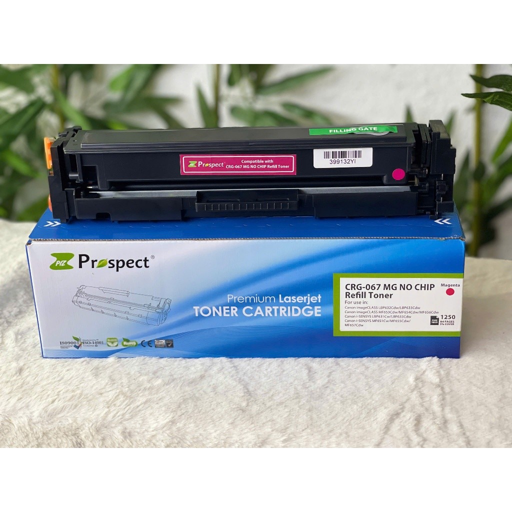 Hộp mực in crg067 cho máy Canon LBP 631Cw/633Cdw/MF651cw/ MF655cdw/MF657Cdw/MF754Cdw full chíp