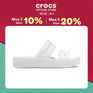 Dép Xăng Đan Nữ Crocs Baya Platform - White 